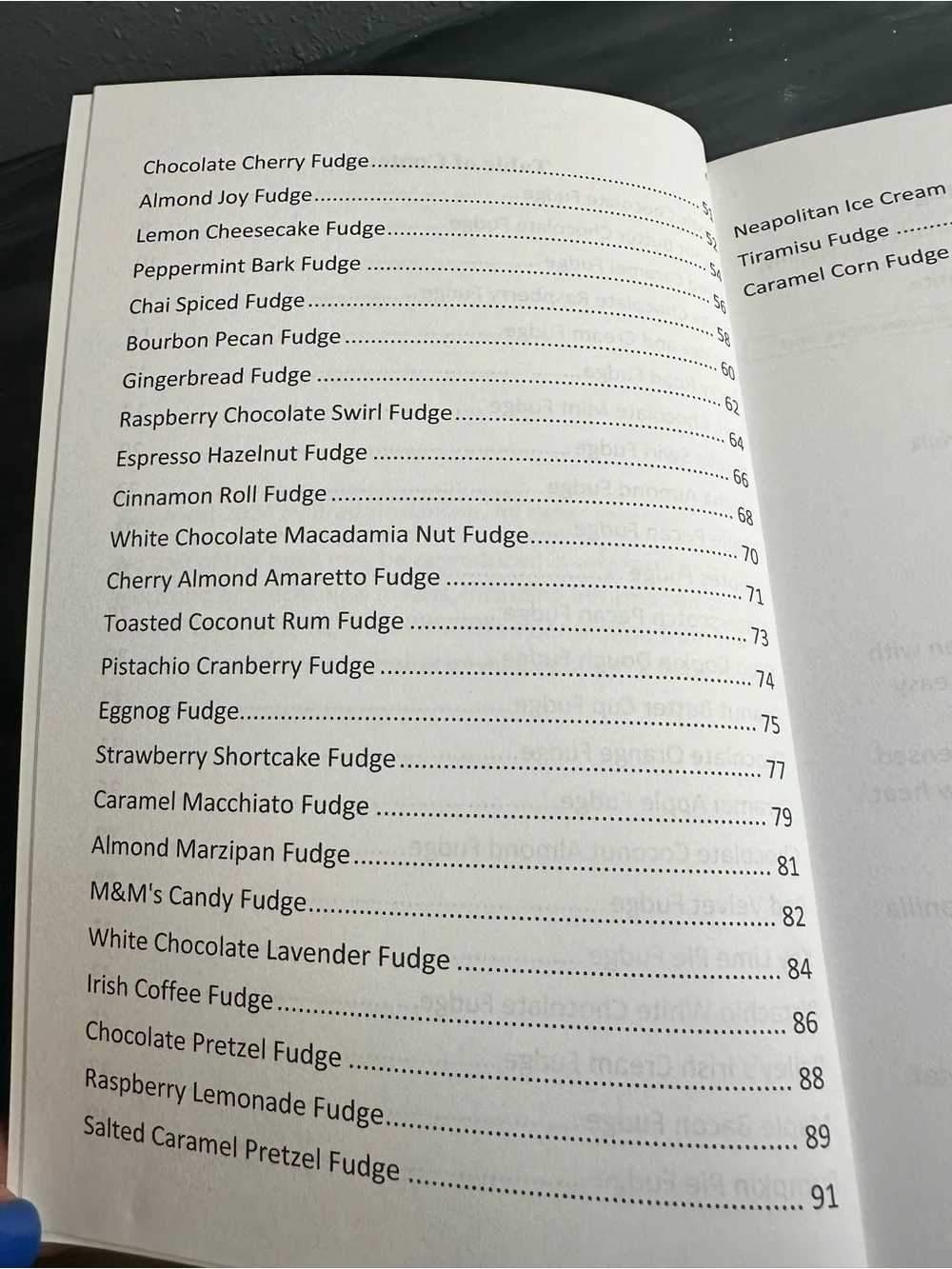 Fudge cookbook by Brad Hoskinson 97 page paperback